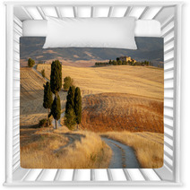 Tuscan Countryside At Sunset, Near Pienza, Tuscany, Italy Nursery Decor 44861103