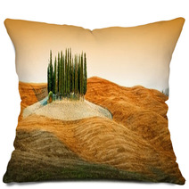 Tuscany Landscape - Cypress Grove Pillows 40463340