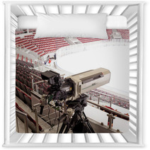 Tv Camera For Broadcast Hockey Nursery Decor 144049222