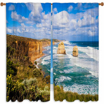 Twelve Apostles Great Ocean Road Australia Window Curtains 58796938