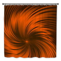 Twisted Orange Color Background Bath Decor 70818061