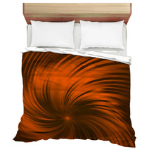 Twisted Orange Color Background Bedding 70818061