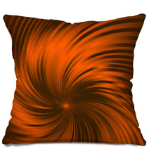 Twisted Orange Color Background Pillows 70818061