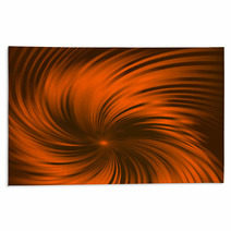 Twisted Orange Color Background Rugs 70818061