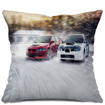 Two Cars Opposition Race Pillows 86064337