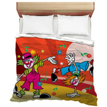 Two Clowns In The Circus Bedding 42810937