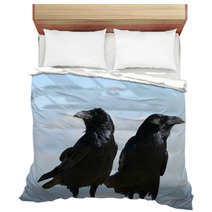 Two Common Ravens In Bryce Canyon National Park In Utah Bedding 88774395