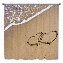 Two Hearts In The Sand Bath Decor 7711689