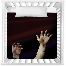 Two Living Dead Hands Reaching Up From The Grave Nursery Decor 26810890