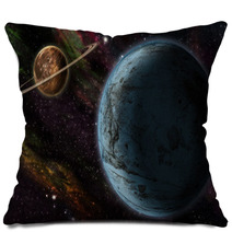 Two Planet In Outer Space Pillows 10393766