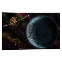 Two Planet In Outer Space Rugs 10393766