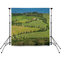 Typical Tuscan Landscape Backdrops 67554629