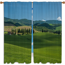 Typical Tuscan Landscape Window Curtains 67554614