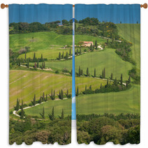 Typical Tuscan Landscape Window Curtains 67554629