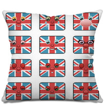 Uk Emoticons Pillows 39624395