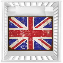UK Flag Enamel Sign Nursery Decor 57701738