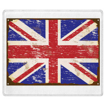 UK Flag Enamel Sign Rugs 57701738
