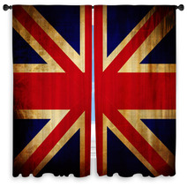 UK Flag Window Curtains 43821512