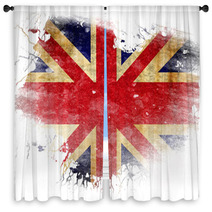 UK Flag Window Curtains 55756496