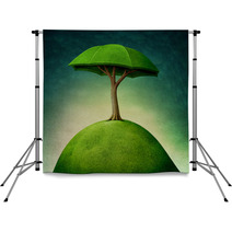 Umbrella Tree Backdrops 60839855