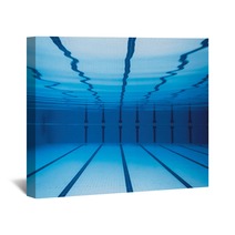 Underwater Empty Swimming Pool Wall Art 199160562