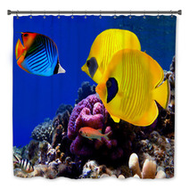 Underwater Image Of Coral Reef Bath Decor 29299351