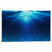 Underwater View With Sandy Seabed Rugs 61762419