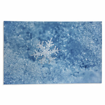 Unique Snowflake Detailed Close Up Rugs 63575564