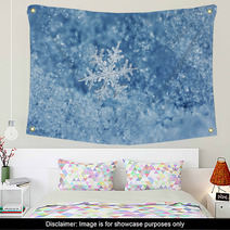 Unique Snowflake Detailed Close Up Wall Art 63575564