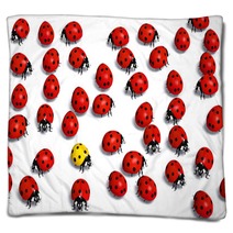 Unique Yellow Ladybird Blankets 59265469