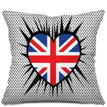 United Kingdom Flag Or UK British Flag Pillows 59889935