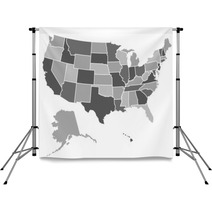 United States Map Backdrops 27196739