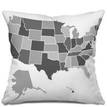 United States Map Pillows 27196739