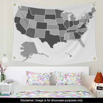 United States Map Wall Art 27196739