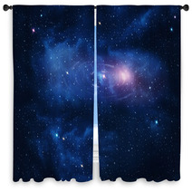 Universe Filled With Stars Window Curtains 64670061