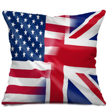 Us And Uk Relationship Pillows 4897298