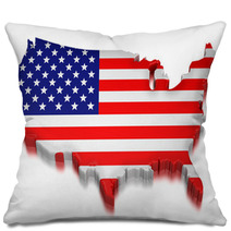 USA (clipping Path Included) Pillows 56034074