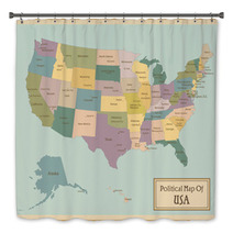USA-highly Detailed Map.Layers Used. Bath Decor 64701513