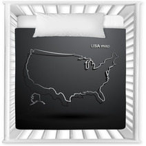 USA Map Hand Drawn Background Vector,illustration Nursery Decor 67851488