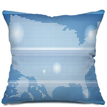 USA Map Pillows 64327634