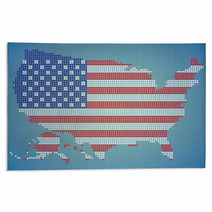USA Map Rugs 64327627