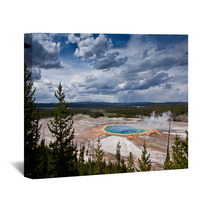 USA - Yellowstone NP, Prismatic Pool Wall Art 69800796