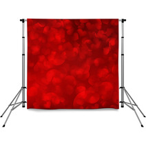 Valentine's Day Background With Hearts. Backdrops 65888991