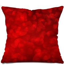 Valentine's Day Background With Hearts. Pillows 65888991