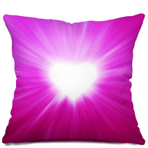 Valentines Hearts Abstract Pink Background Pillows 59978194