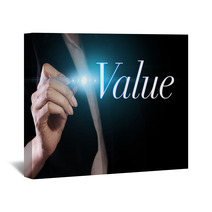 Value On The Virtual Screen Wall Art 101323348