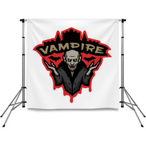 Vampire Emblem On A Dark Background Backdrops 168577680