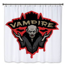 Vampire Emblem On A Dark Background Bath Decor 168577680