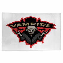 Vampire Emblem On A Dark Background Rugs 168577680