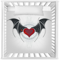 Vampire Heart Nursery Decor 108764213